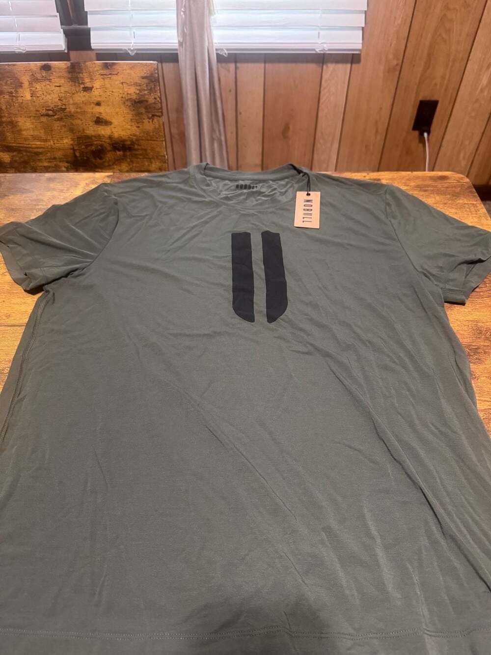 Nobull Men's Tencel U Tee in Dark Army
